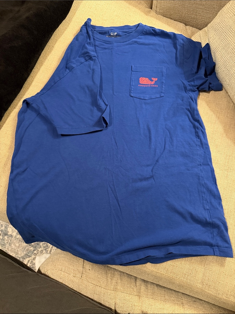 Vineyard Vines Boy’s Pocket T-Shirt - Royal Blue